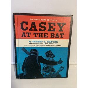 CASEY AT THE BAT by ERNEST THAYER Prentice Hall 1964 First Book Edition Stengel